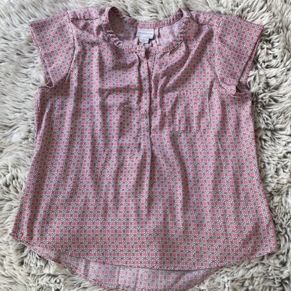 Liz Claiborne Multicolor Geometrical Pattern Top - Picture 1 of 5